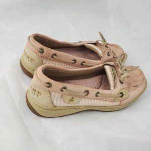 Sperry Pink Top Siders Women's boat shoe 6M